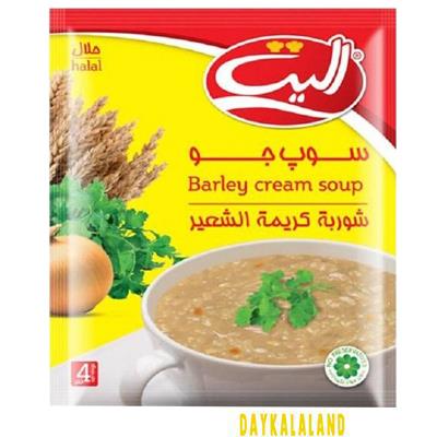 سوپ جو نیمه اماده الیت مناسب برای 4 نفر