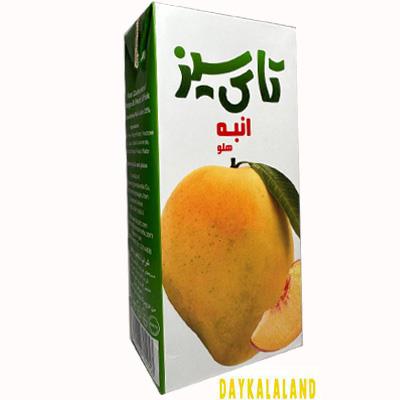 آبمیوه پاکتی یک لیتری تای سیز انبه و هلو( دو تا بخری سه تا میبری)