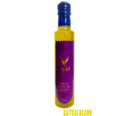 روغن زیتون 250 میل بکر لویه صد درصد خالص مناسب برای سالاد و پخت و پز با حرارت ملایم صد درصد خالص