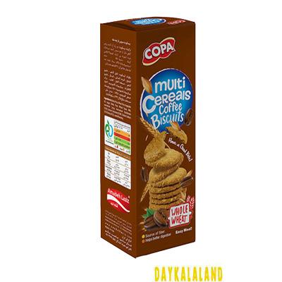 بیسکویت چند غله کوپا قهوه 150 گرمی