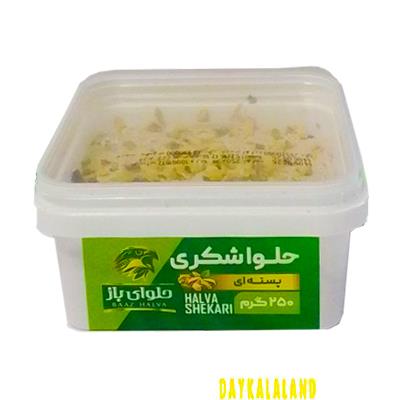 حلوا 250 گرمی پسته ای باز ( یکی بخری دو تا میبری)