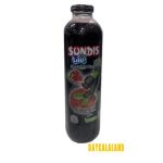 آبمیوه شیشه ای ساندیس لایف 800 گرمی با طعم انار و هویج سیاه بدون شکر( دو تا بخری سه تا میبری)