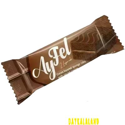 کیک لایه ای 30 گرمی آیفل ژیلداس کاکائو ( یکی بخری دو تا میبری)