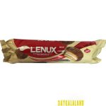 بیسکوئیت با مغز مارشمالو کرم با طعم میوه و روکش کاکائو 20 گرمی خانواده لنوکس حاج عبدالله