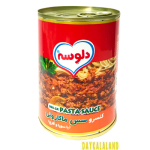 کنسرو مایه ماکارونی با قارچ 380 گرمی دلوسه( دو تا بخری سه تا میبری)