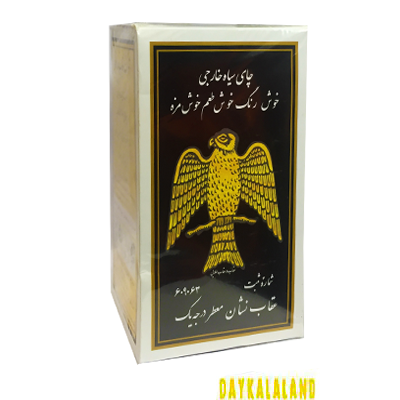 چای عقاب نشان 400 گرمی سیاه خارجی درجه 1 عطری مشکی چای عقاب نشان 400 گرمی سیاه خارجی درجه 1 عطری مشکی