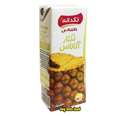 آبمیوه 200 سی سی با طعم آناناس تکدانه