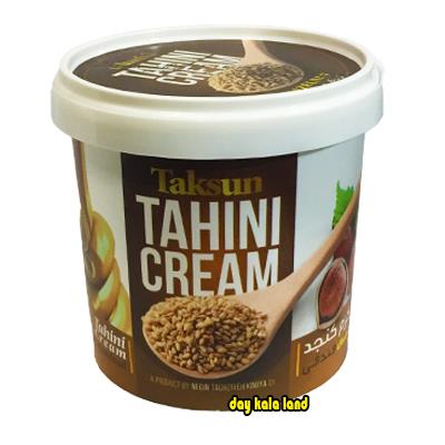 کرم کنجد 180 گرمی فندقی تکسان کرمی( یکی بخری دو تا میبری)
