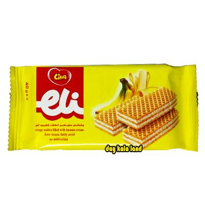 ویفر موزی 40 گرمی لینا ویفر موزی 40 گرمی لینا