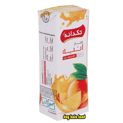 آبمیوه 200 سی سی با طعم انبه تکدانه
