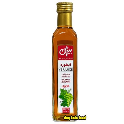 آبغوره 250 گرمی بیژن 100% طبیعی