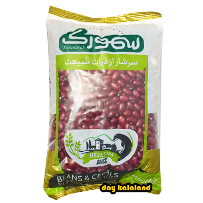 لوبیا قرمز 900 گرمی بسته ای سمورک