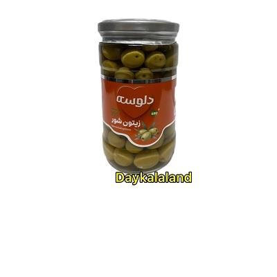 کنسرو زیتون شور 680 گرمی با هسته دلوسه ( دو تا بخری سه تا میبری)